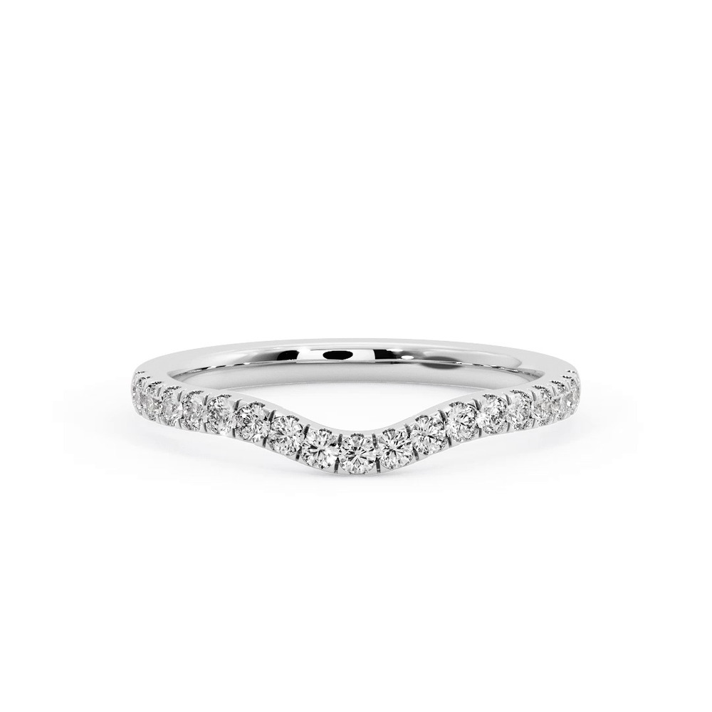 360 degree view of Paris Pave Band