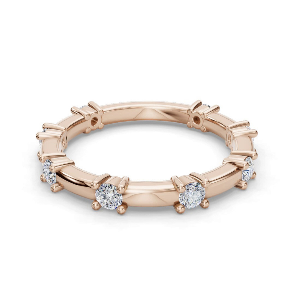 360 degree view of Alanna Spaced Diamond Band