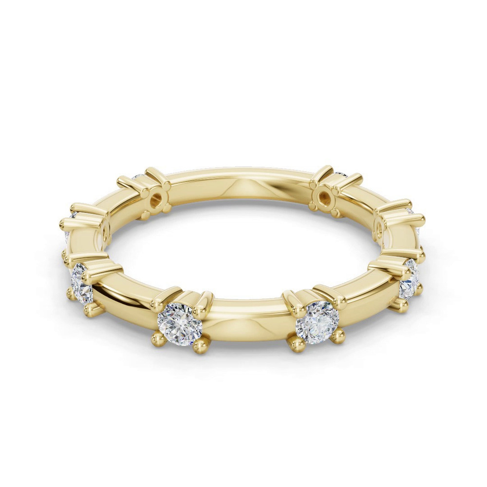 360 degree view of Alanna Spaced Diamond Band