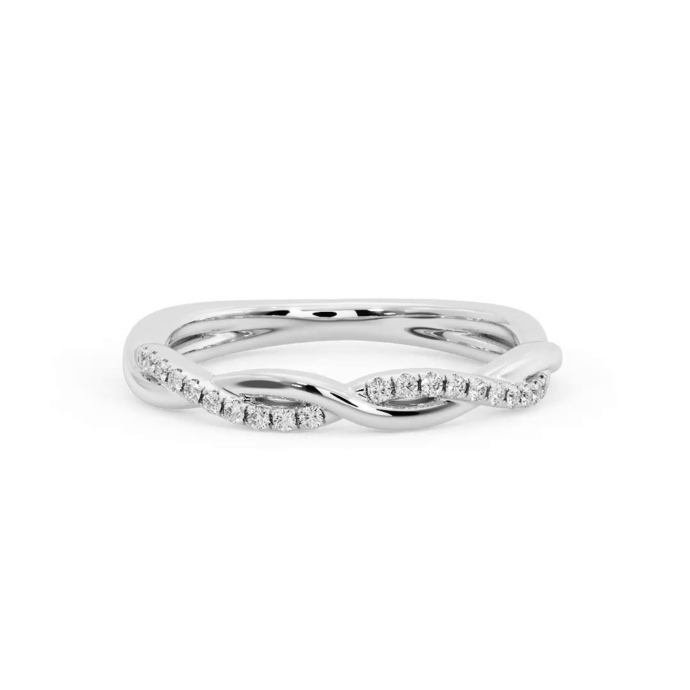 360 degree view of Heaven Pave Band