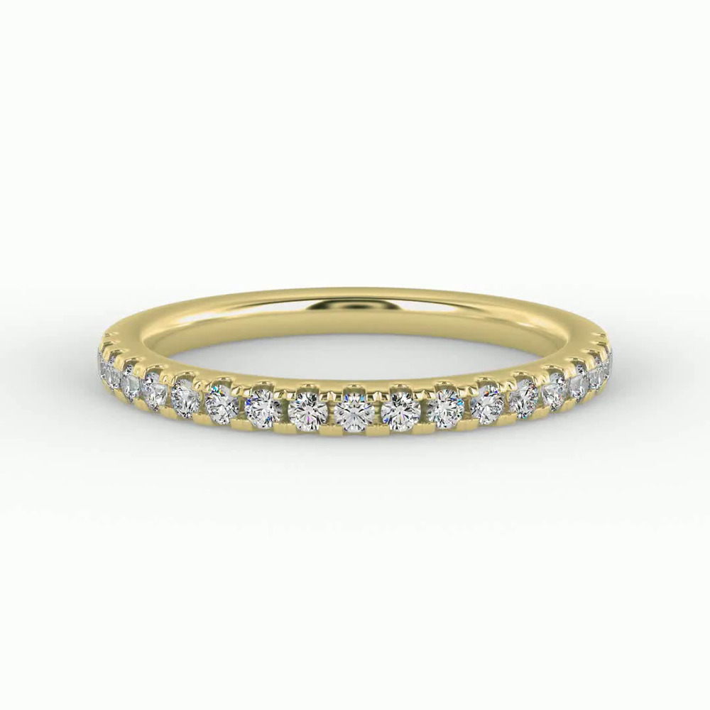 360 degree view of Quinn Pave Band
