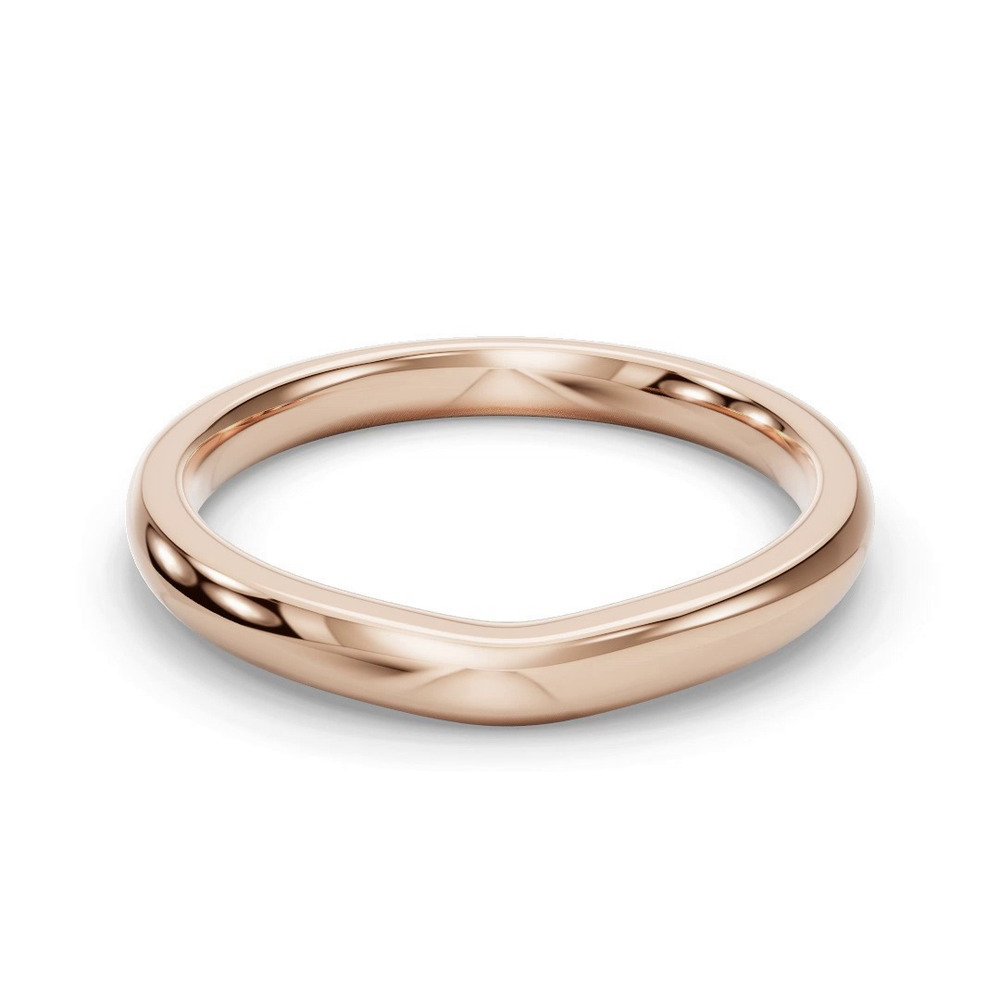 360 degree view of Leah Contoured Band (2.2mm)