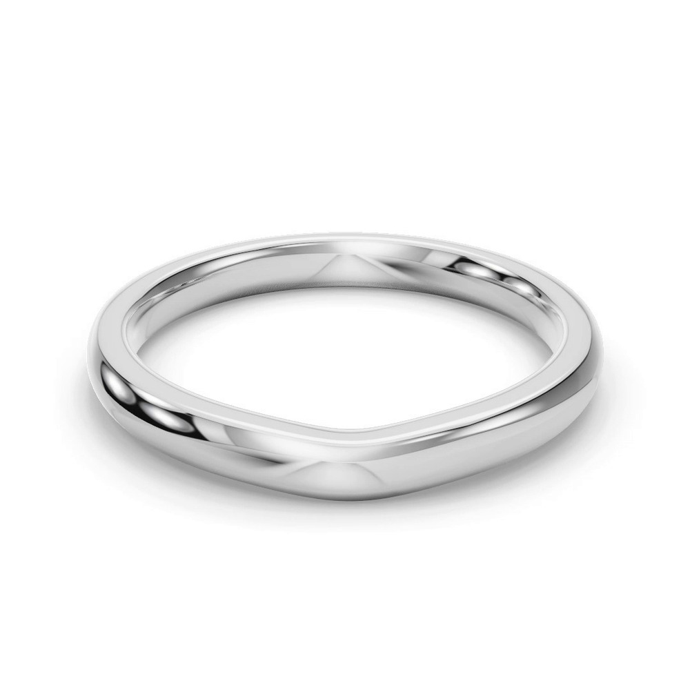 360 degree view of Leah Contoured Band (2.2mm)