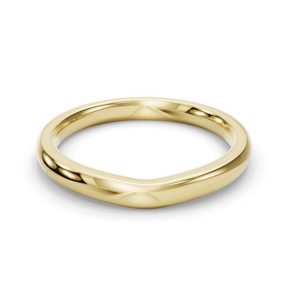 360 degree view of Leah Contoured Band (2.2mm)