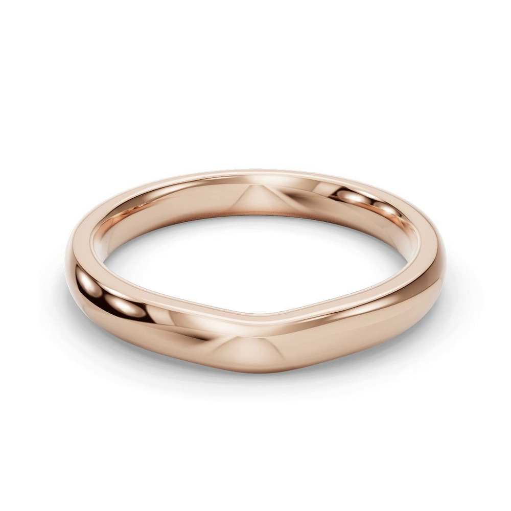 360 degree view of Leah Contoured Band (2.7mm)