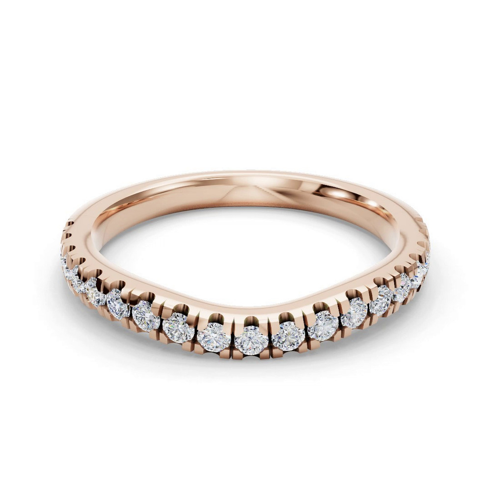 360 degree view of Ilana Pavé Contoured Band (2.2mm)
