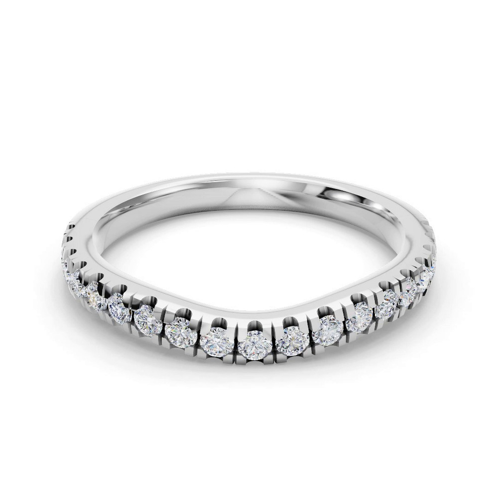 360 degree view of Ilana Pavé Contoured Band (2.2mm)