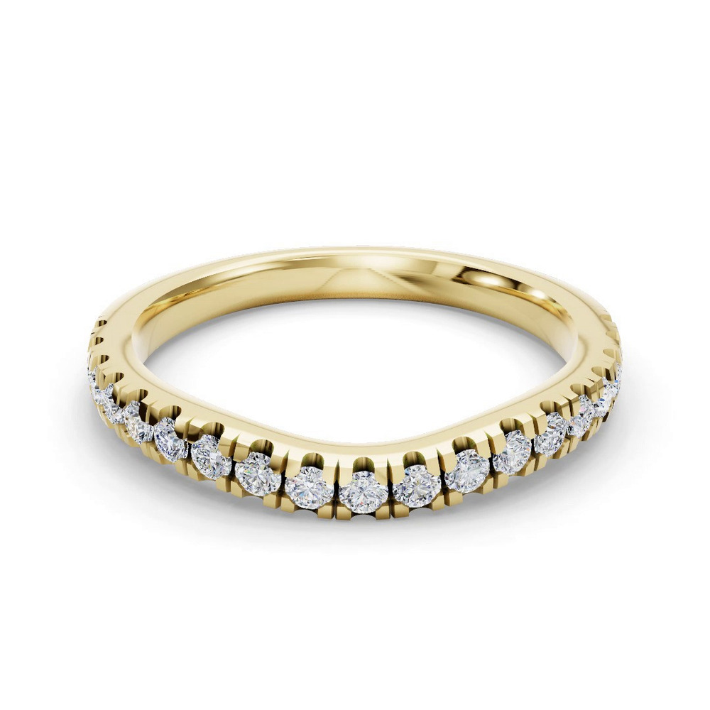 360 degree view of Ilana Pavé Contoured Band (2.2mm)