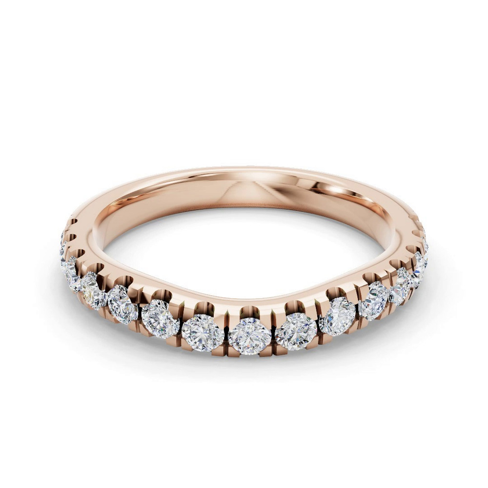 360 degree view of Ilana Pavé Contoured Band (2.7mm)