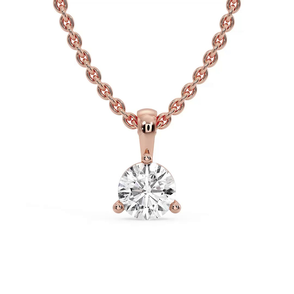 360 degree view of Katherine Solitaire Pendant