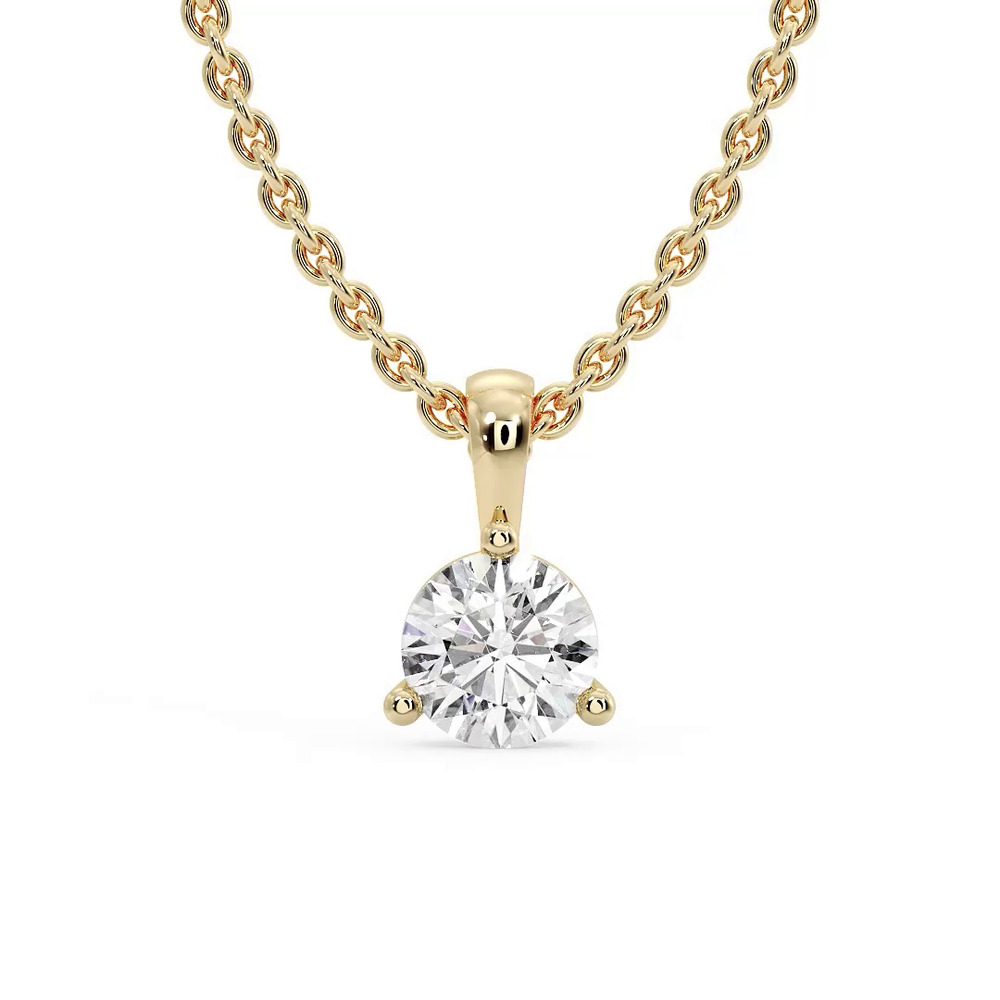 360 degree view of Katherine Solitaire Pendant