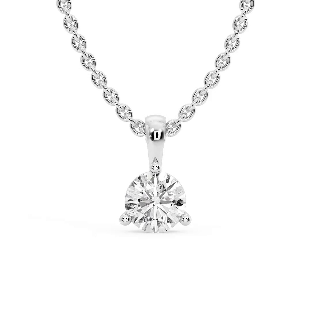 360 degree view of Katherine Solitaire Pendant