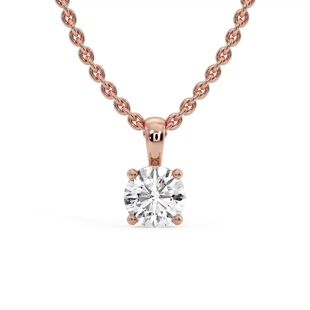360 degree view of Alexandra Solitaire Pendant