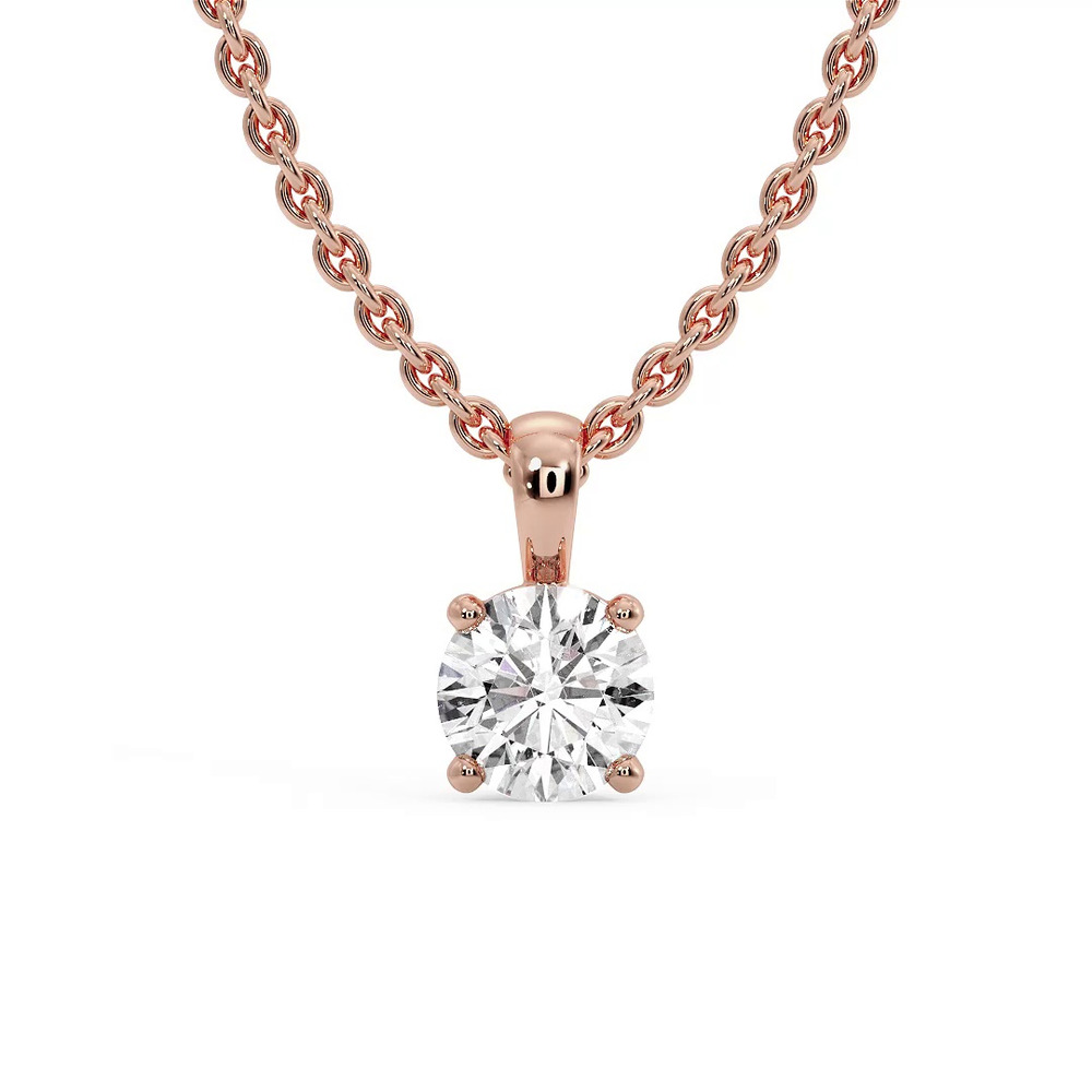 360 degree view of Alexandra Solitaire Pendant (16-Inch Chain)