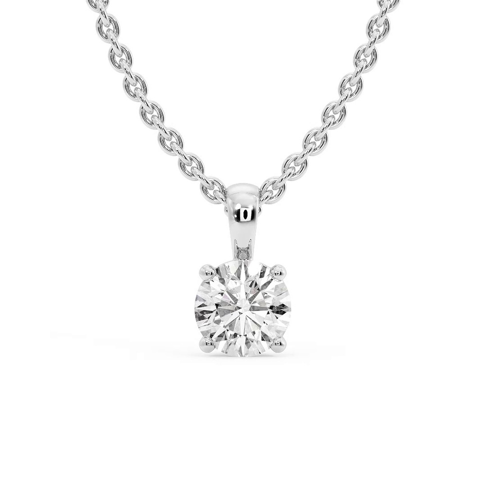 360 degree view of Alexandra Solitaire Pendant (16-Inch Chain)