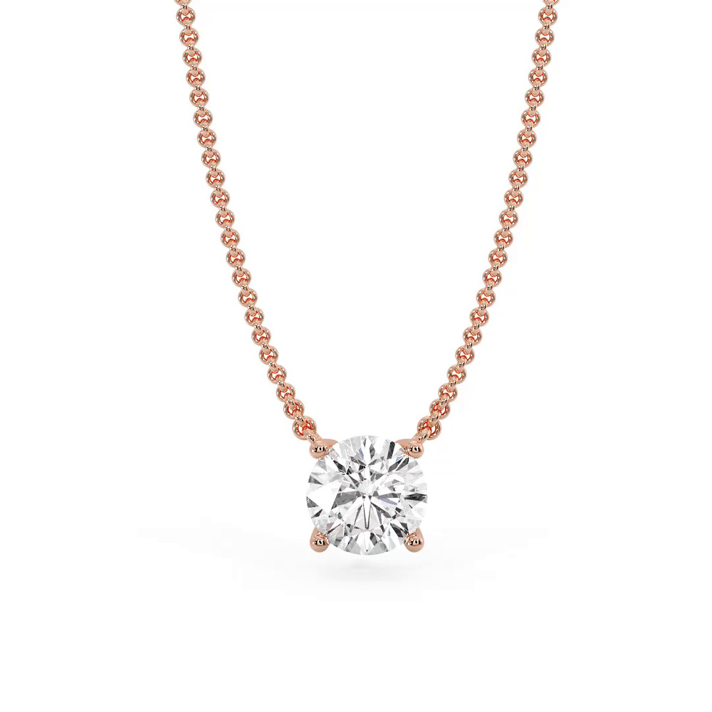 360 degree view of Zariah Solitaire Pendant