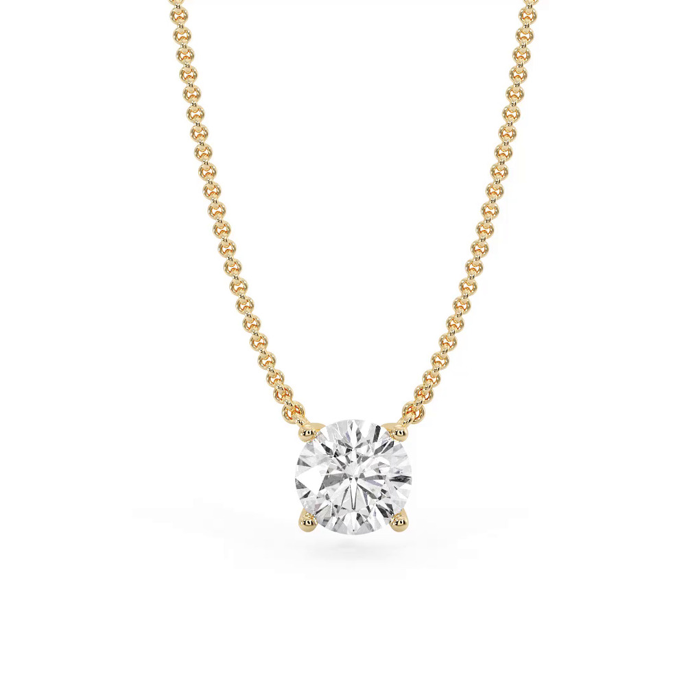 360 degree view of Zariah Solitaire Pendant