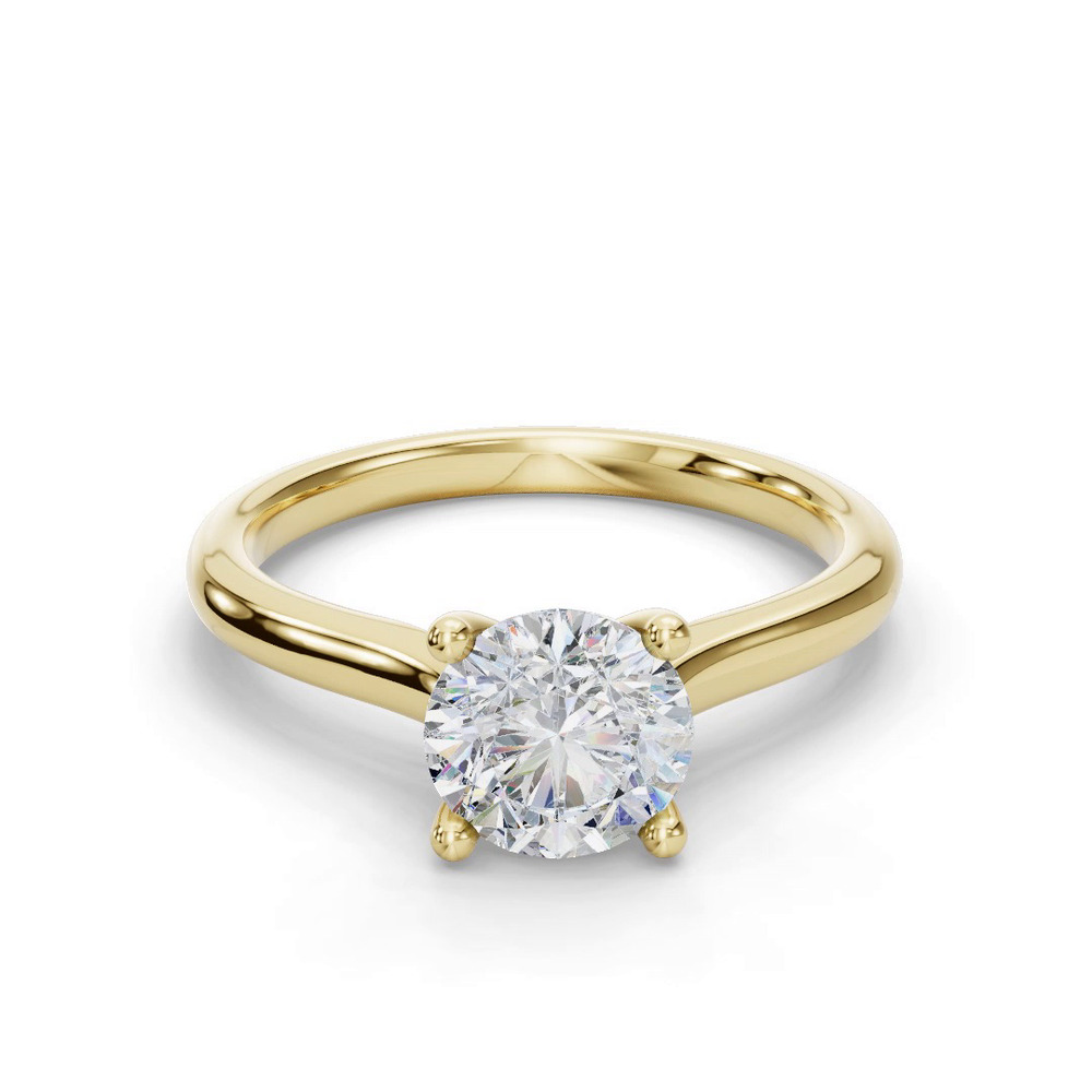 360 degree view of Adalynn Cathedral Solitaire Engagement Ring