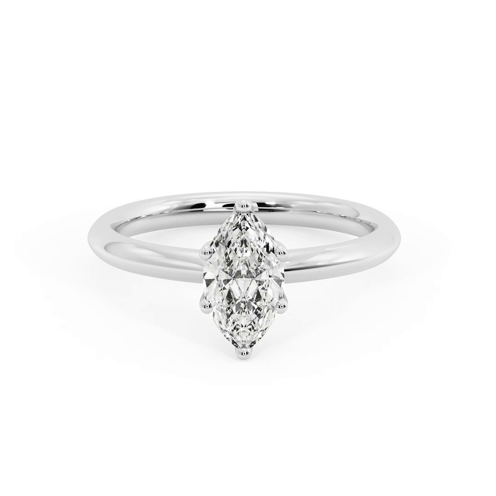 360 degree view of Olivia Knife Edge 6 Prong Solitaire Engagement Ring