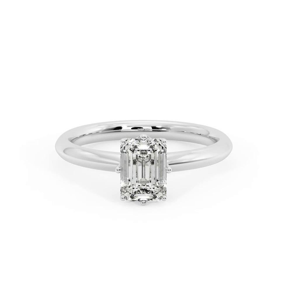 360 degree view of Olivia Knife Edge 6 Prong Solitaire Engagement Ring