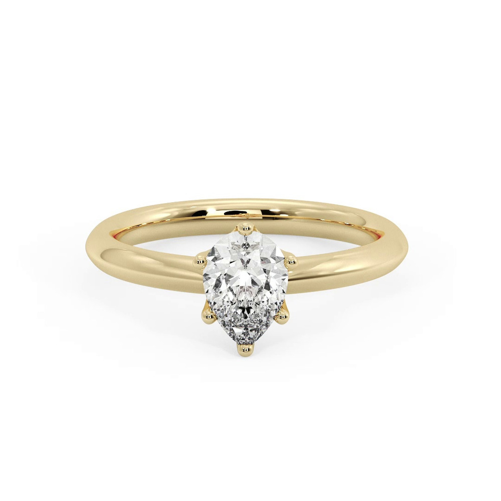 360 degree view of Olivia Knife Edge 6 Prong  Solitaire Engagement Ring