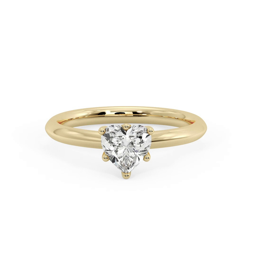 360 degree view of Olivia Knife Edge 6 Prong Solitaire Engagement Ring