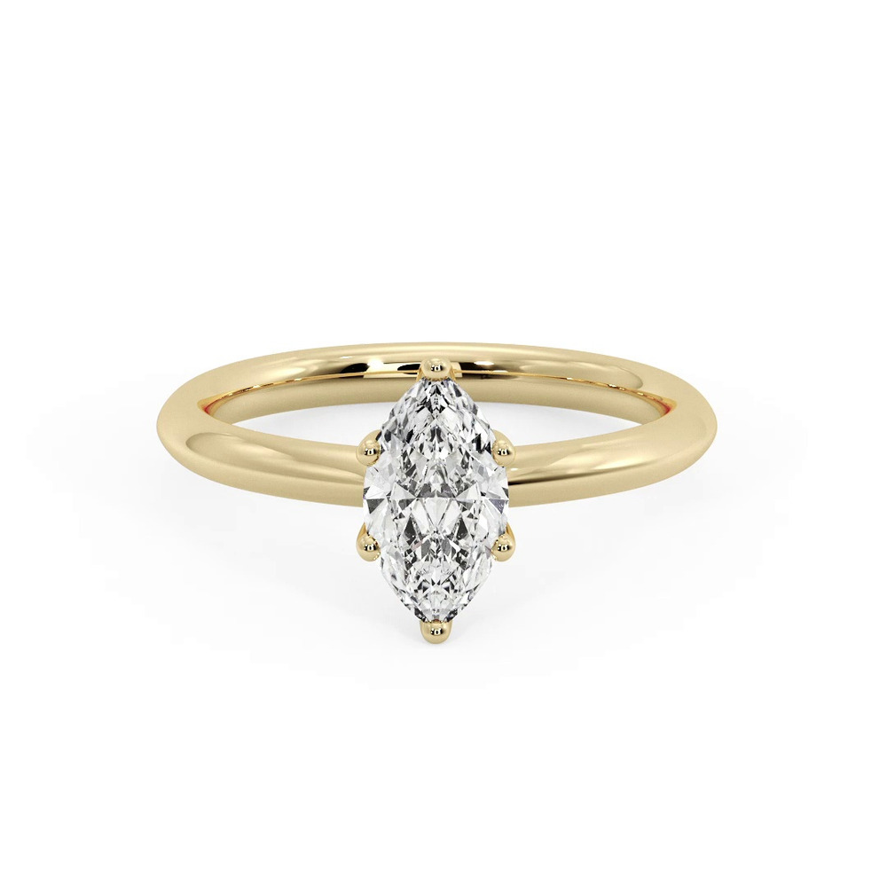 360 degree view of Olivia Knife Edge 6 Prong Solitaire Engagement Ring