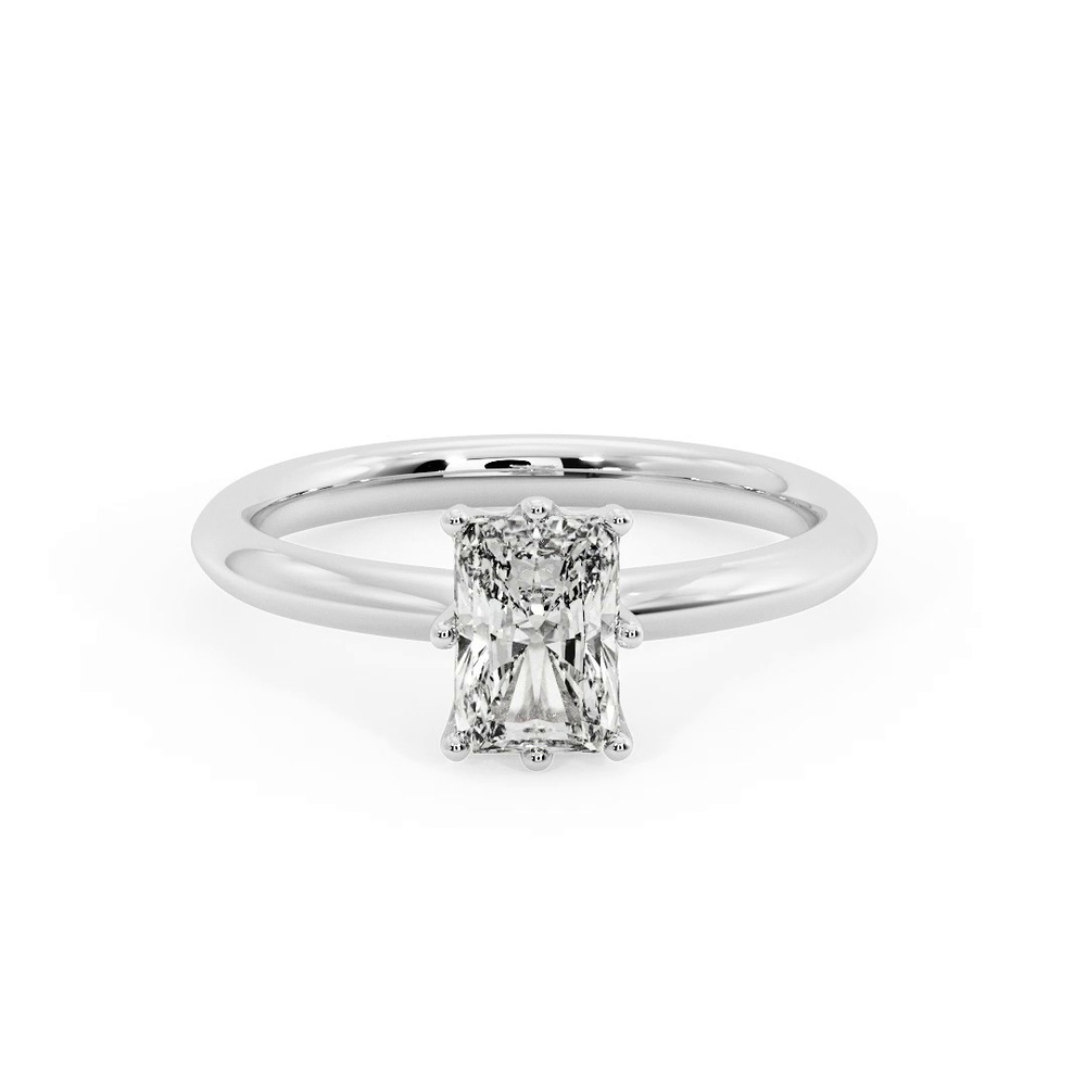 360 degree view of Olivia Knife Edge 6 Prong Solitaire Engagement Ring