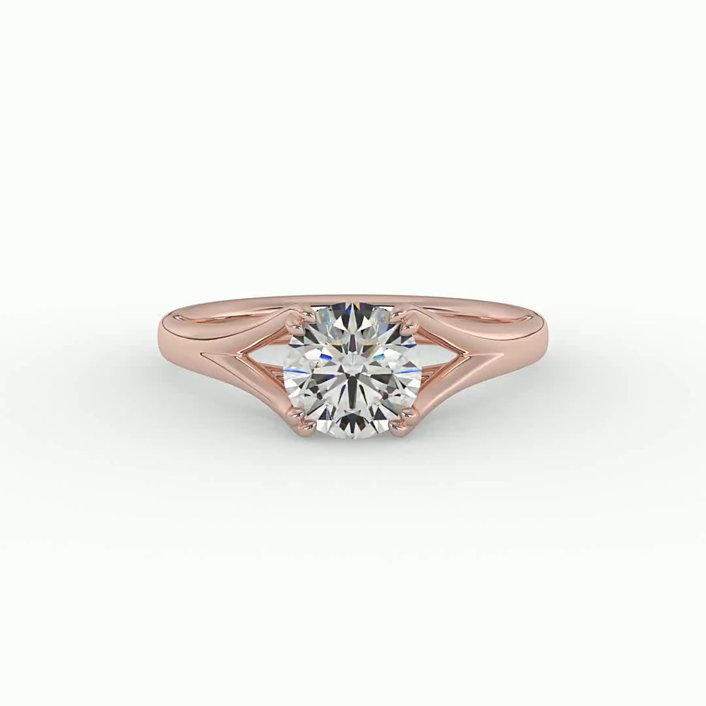 360 degree view of Iris Solitaire Engagement Ring