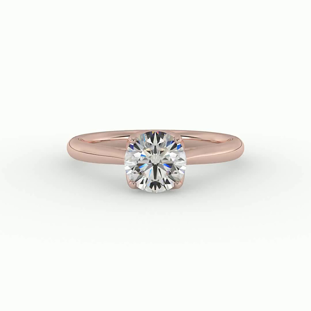 360 degree view of Jasmine Solitaire Engagement Ring