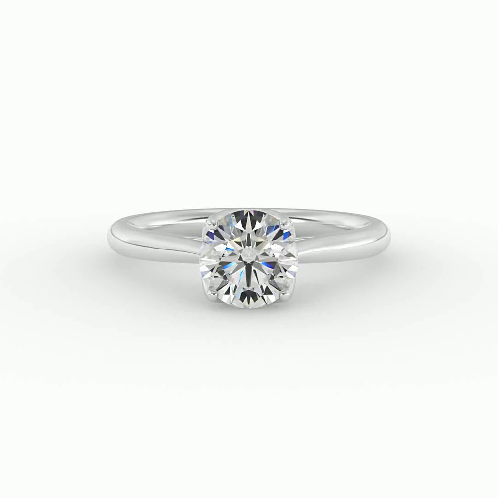 360 degree view of Jasmine Solitaire Engagement Ring