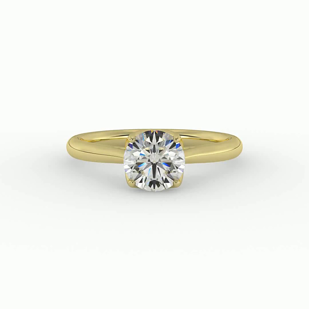 360 degree view of Jasmine Solitaire Engagement Ring
