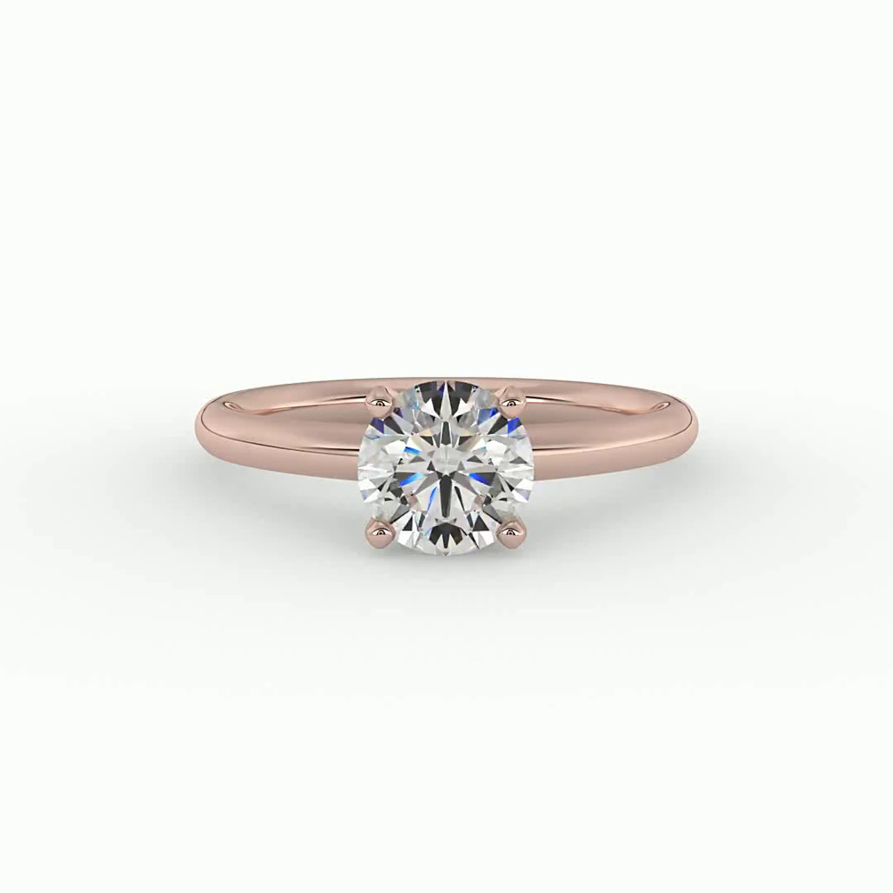 360 degree view of Norah Solitaire Engagement Ring