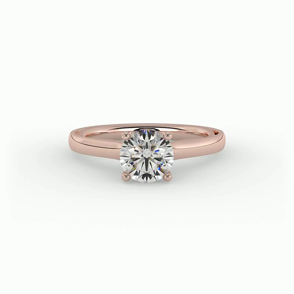 360 degree view of Callie Solitaire Engagement Ring