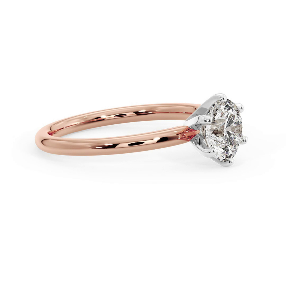 360 degree view of Ilana 6 Prong Solitaire Engagement Ring