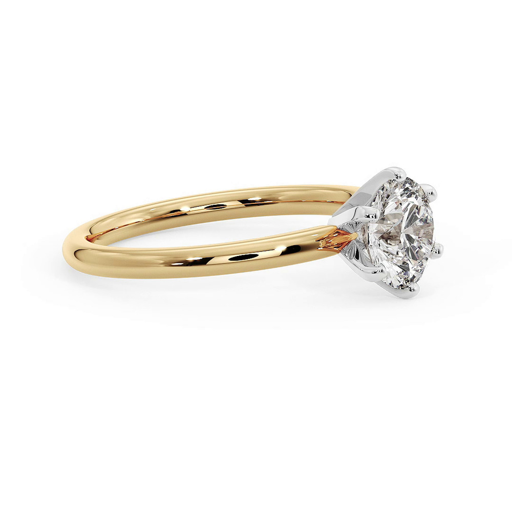 360 degree view of Ilana 6 Prong Solitaire Engagement Ring