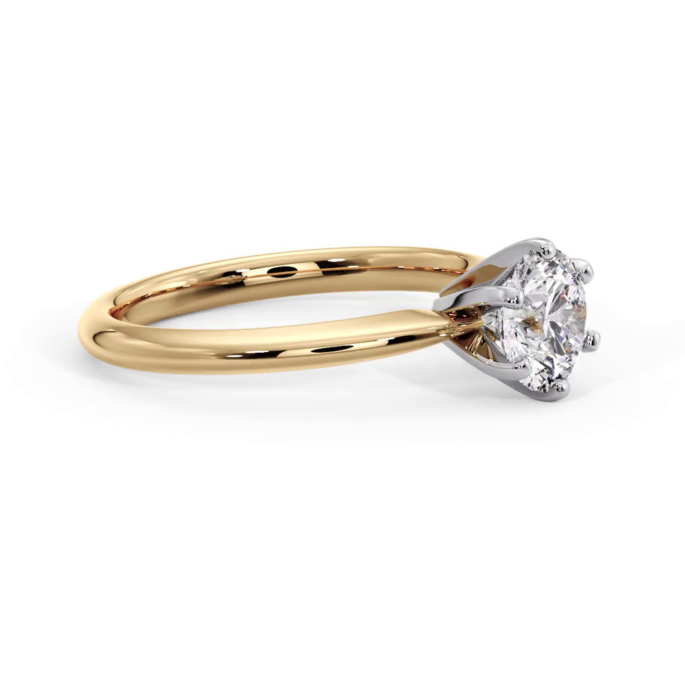 360 degree view of Maria 6 Prong Solitaire Engagement Ring