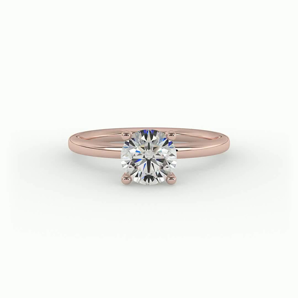 360 degree view of Sienna Solitaire Engagement Ring