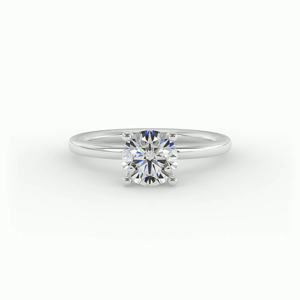 360 degree view of Sienna Solitaire Engagement Ring