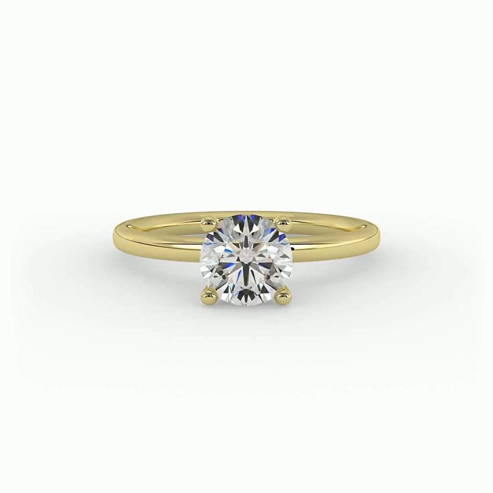 360 degree view of Sienna Solitaire Engagement Ring
