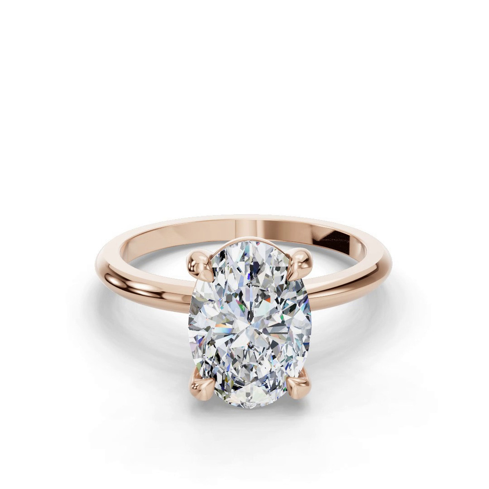 360 degree view of Bella Solitaire Engagement Ring