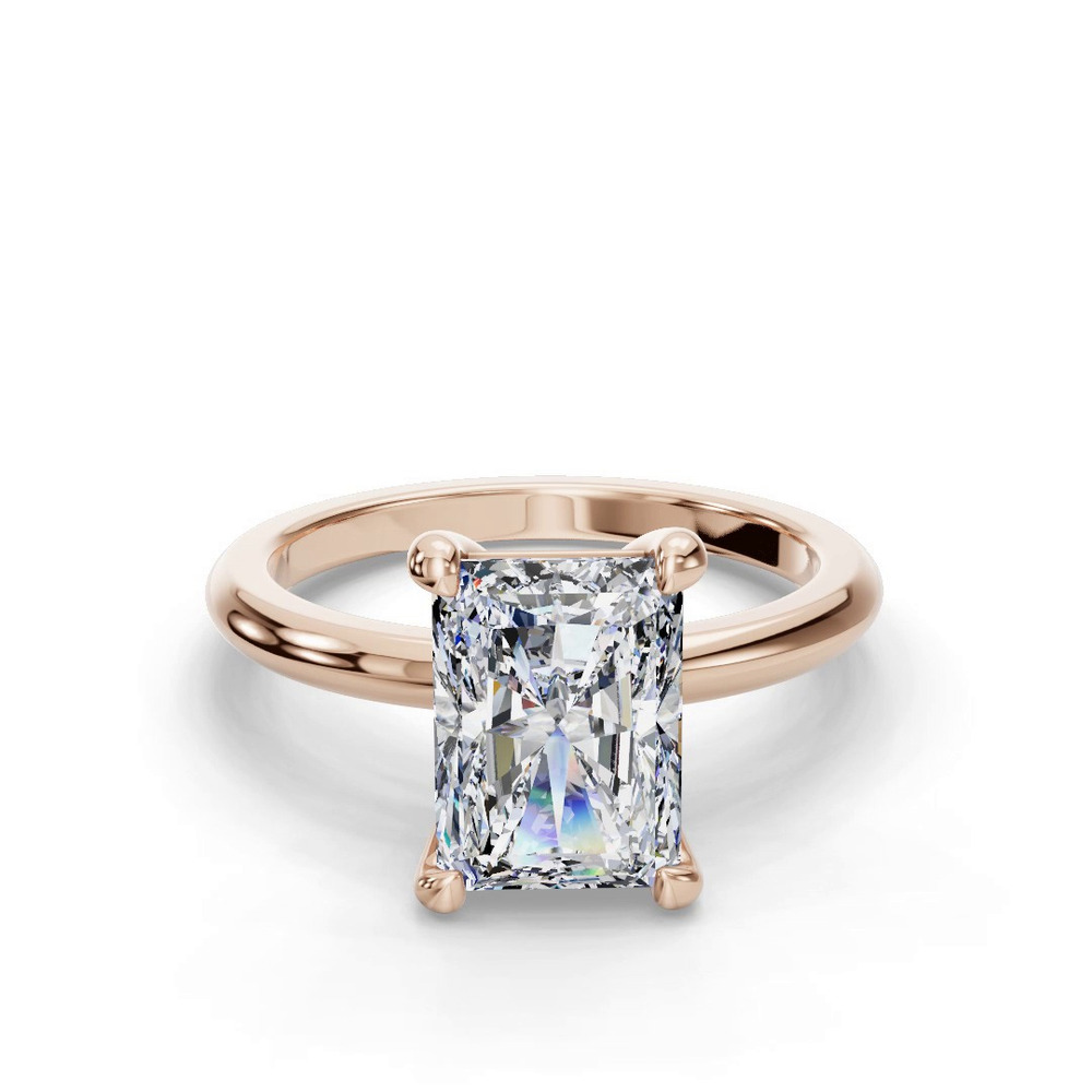 360 degree view of Bella Solitaire Engagement Ring