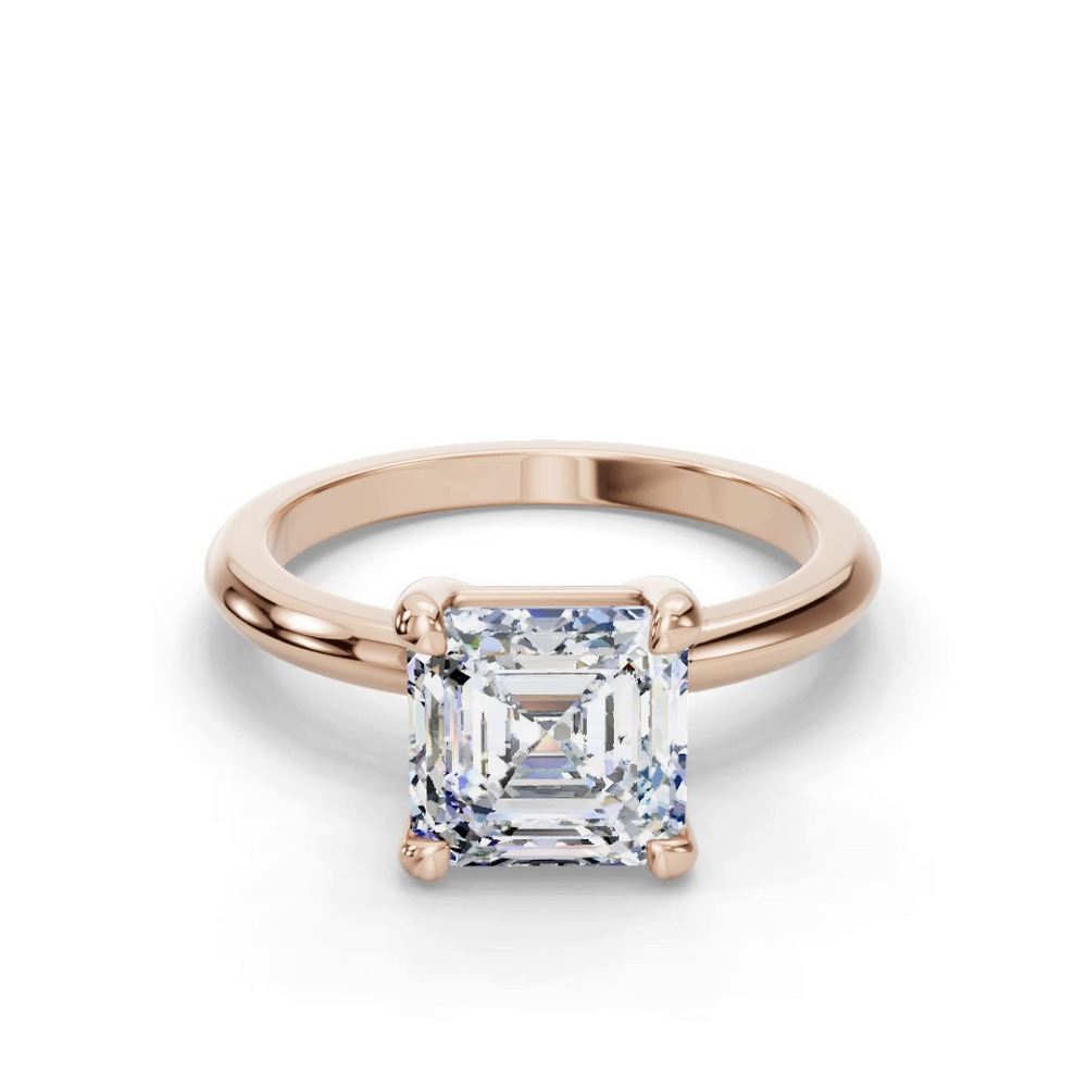 360 degree view of Bella Solitaire Engagement Ring
