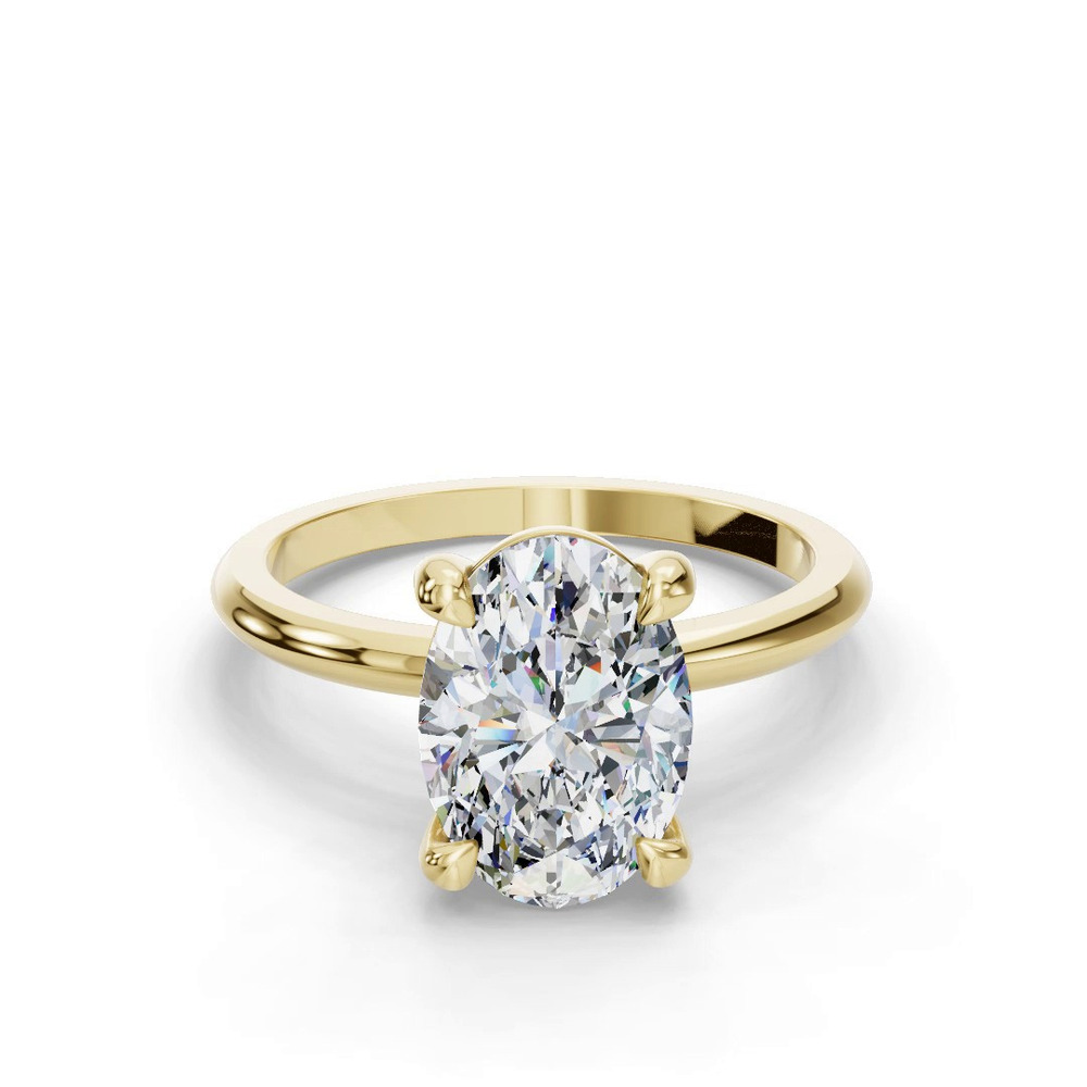 360 degree view of Bella Solitaire Engagement Ring