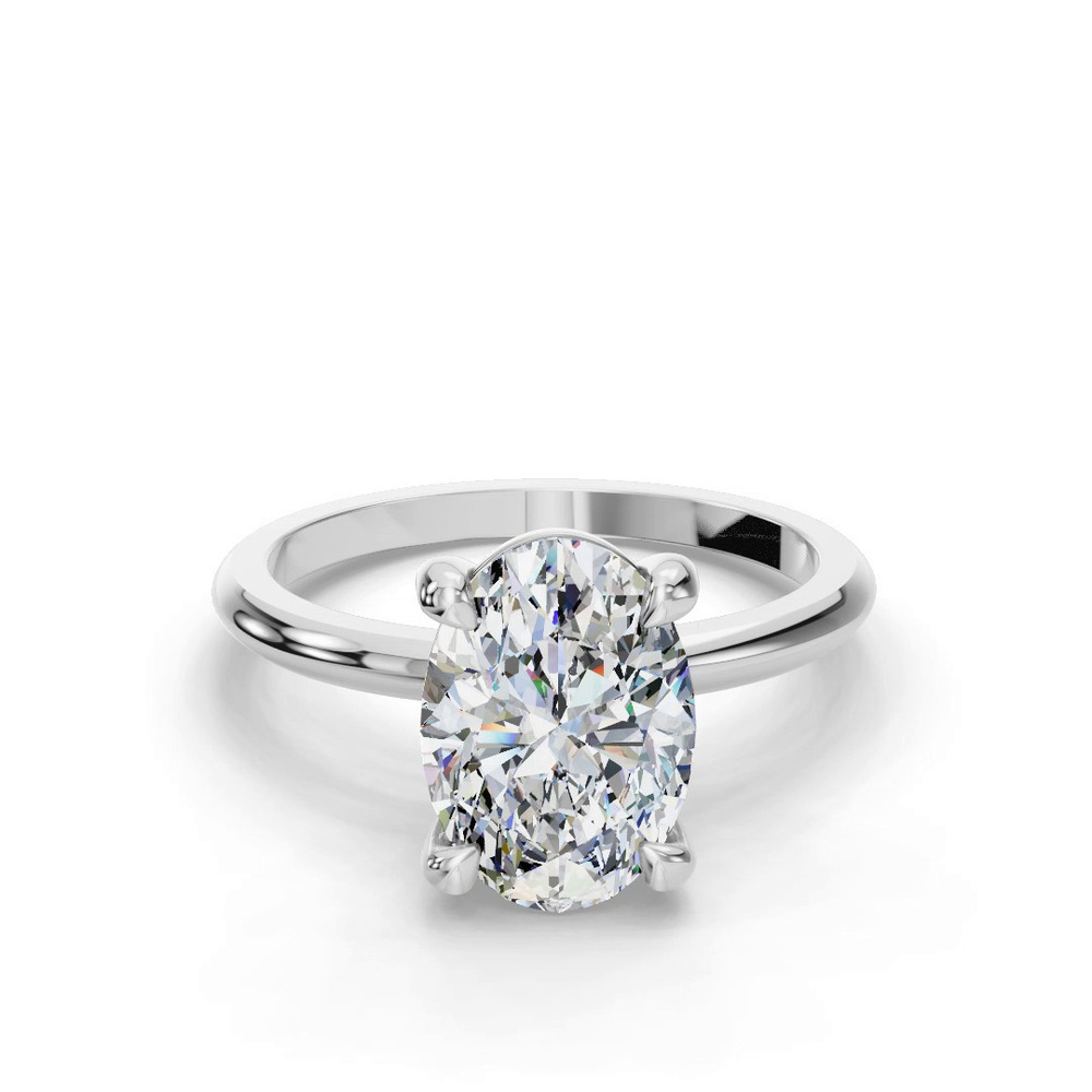 360 degree view of Bella Solitaire Engagement Ring