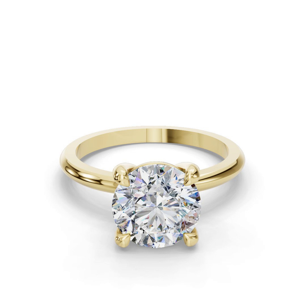 360 degree view of Bella Solitaire Engagement Ring