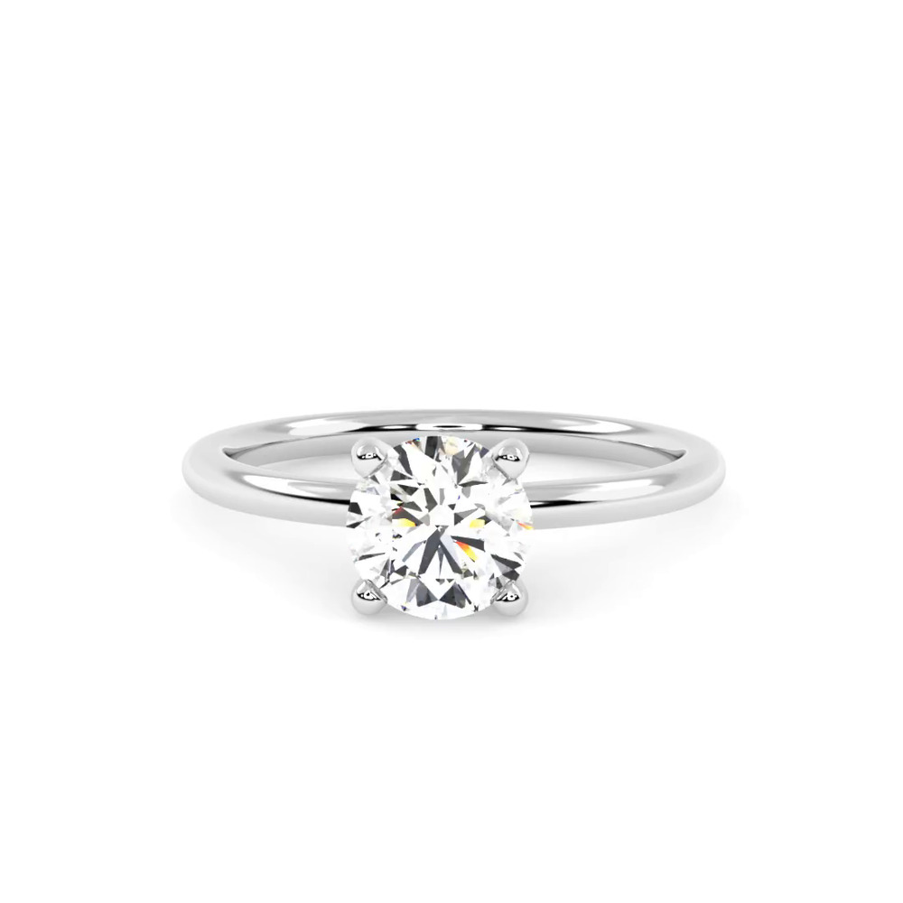 360 degree view of Kinley 4 Prong Solitaire Engagement Ring