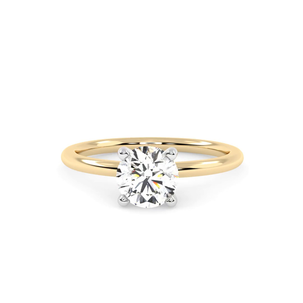 360 degree view of Kinley 4 Prong Solitaire Engagement Ring