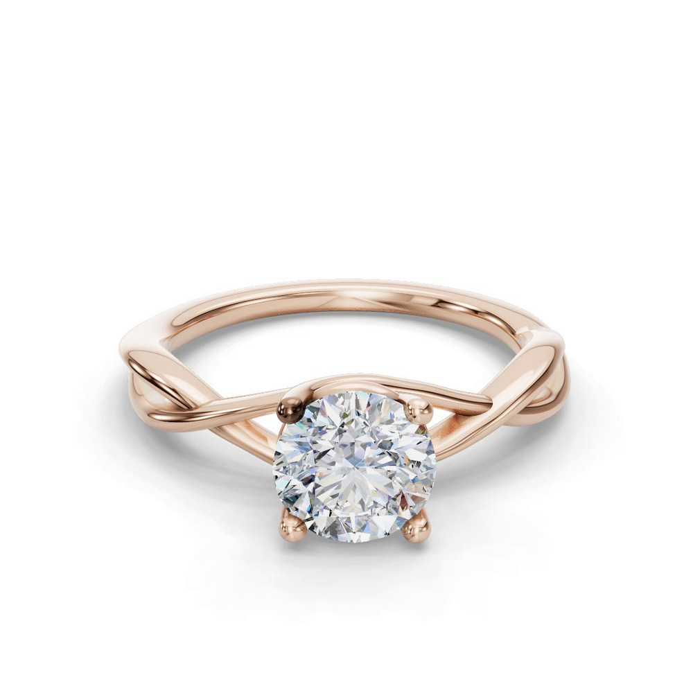 360 degree view of Bianca Twist Engagement Ring