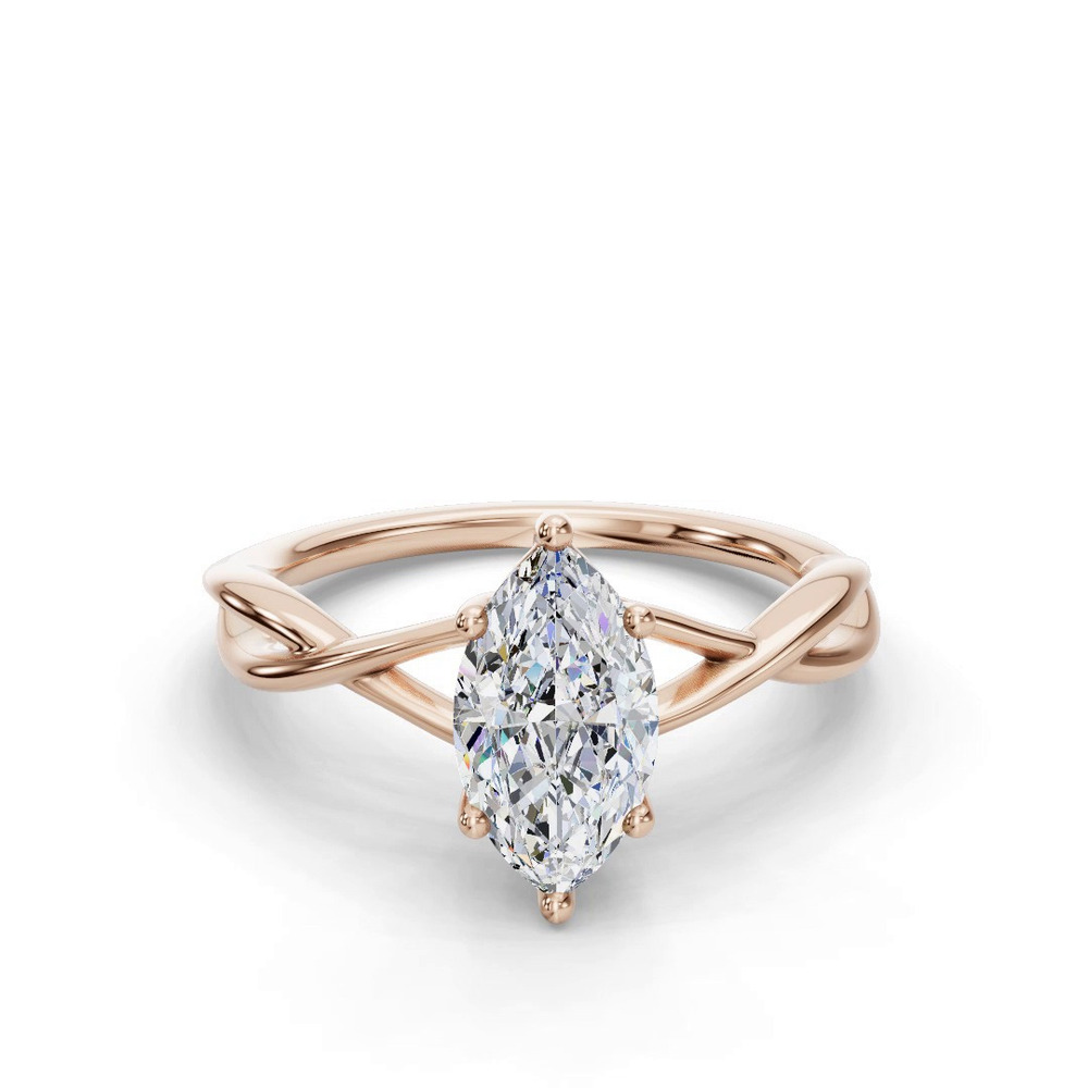 360 degree view of Bianca Twist Engagement Ring